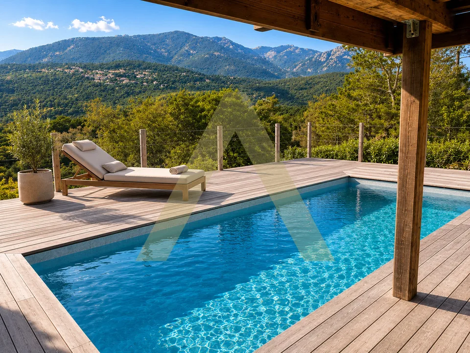 Moderne Bergerie mit Pool im Herzen von Südkorsika