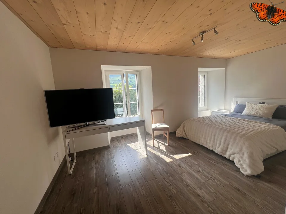 GROSSES 2 ½ ZIMMER WOHNUNG IN EINEM DORFHAUS