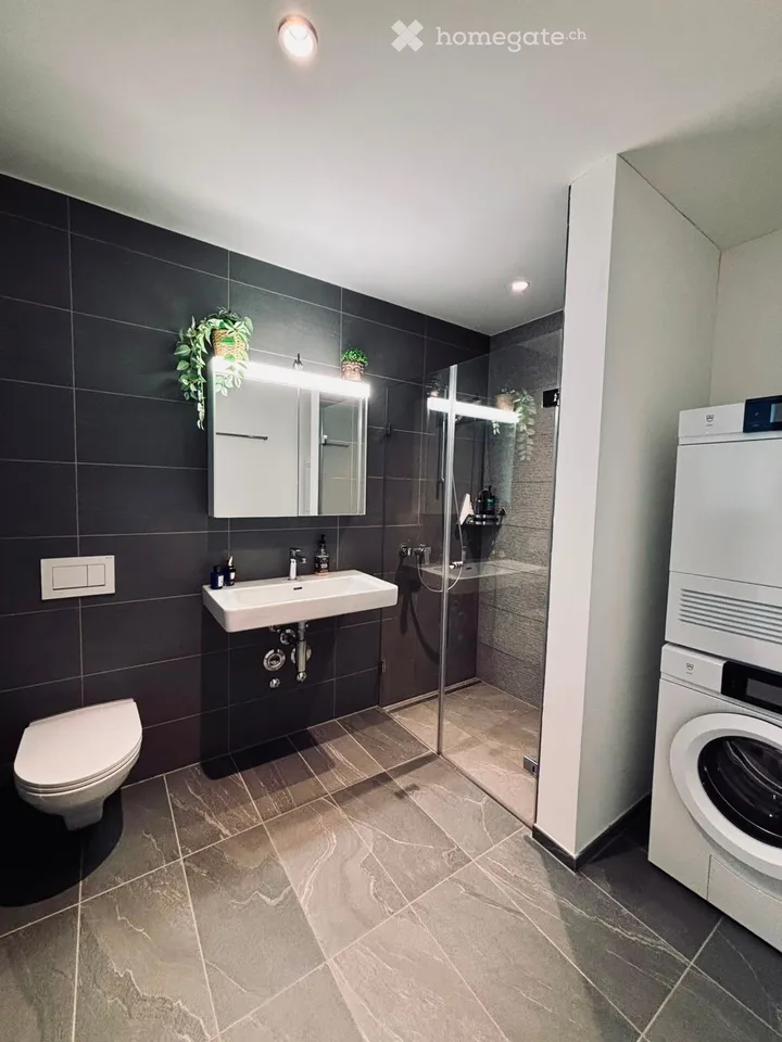 Modern 2.5-room apartment in Untersiggenthal – New building with balcony and garage
