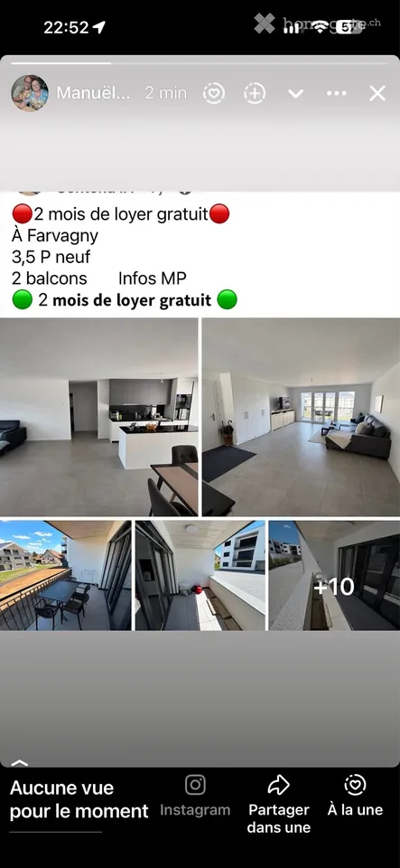 À louer appart neuf