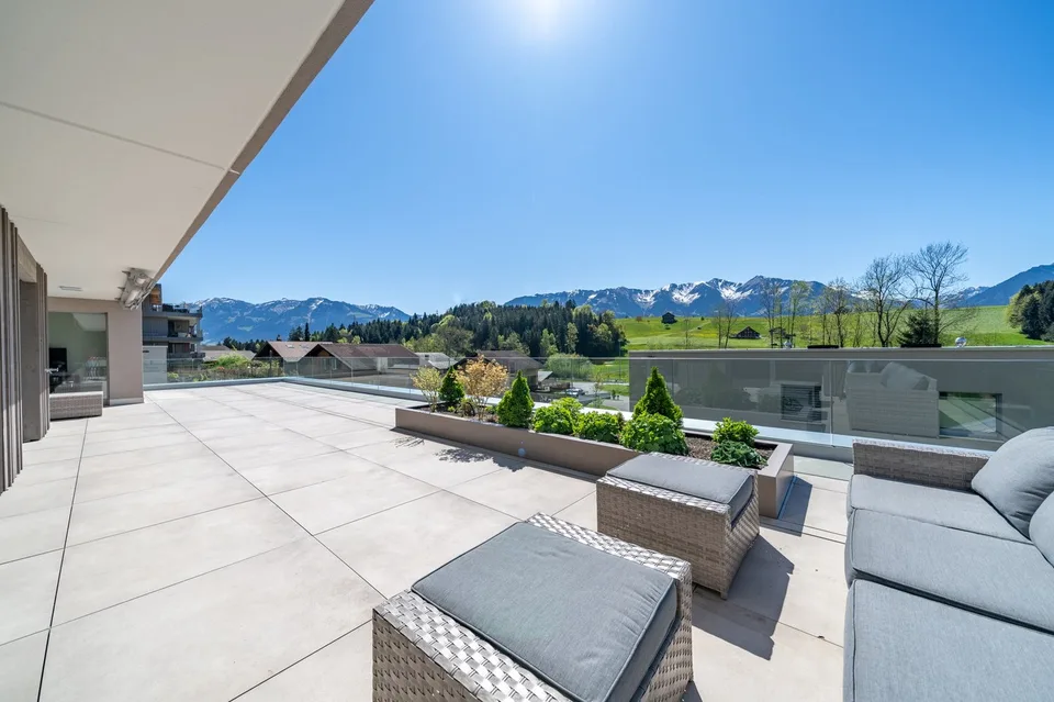 Exklusives Wohnen mit Weitblick und Alpenpanorama