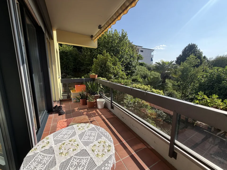 Charming 3.5 Rooms with Terrace and Garden in Pregassona