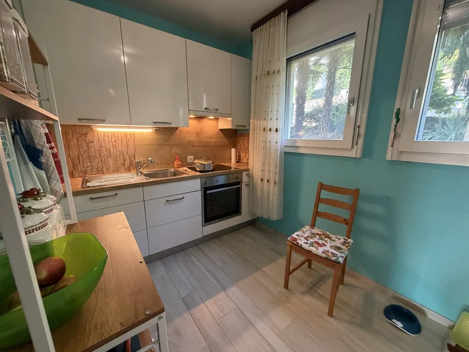 Charming 3.5 Rooms with Terrace and Garden in Pregassona