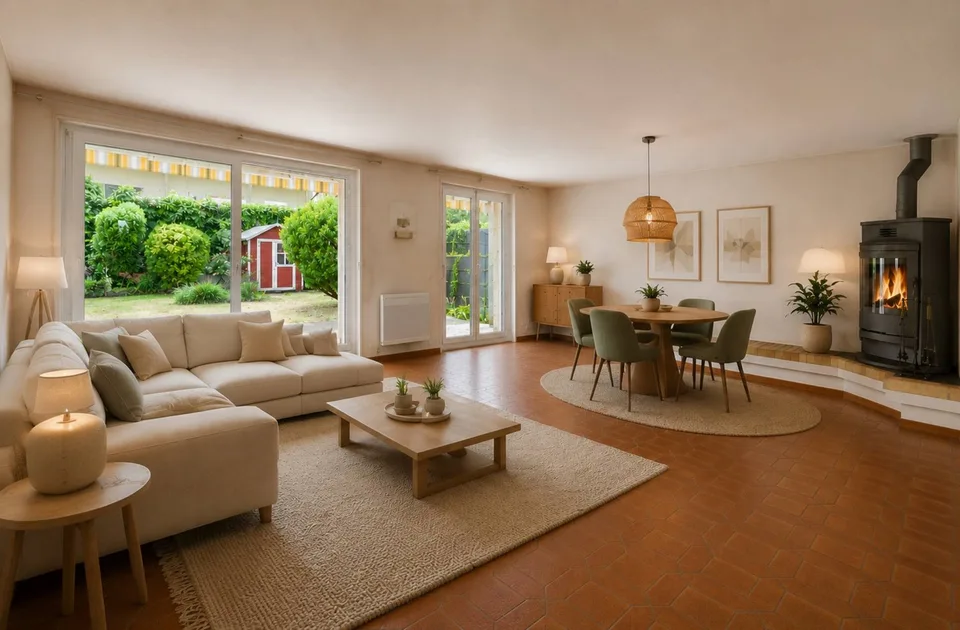 Charming Family Villa with Garden in a Residential Area