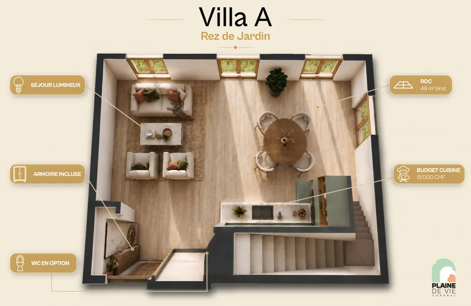 NEUVE - Jolie villa familiale de 4.5 pièces - 114 m2  - lot A