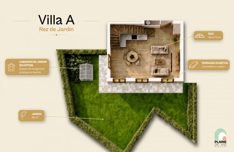 NEUVE - Jolie villa familiale de 4.5 pièces - 114 m2  - lot A