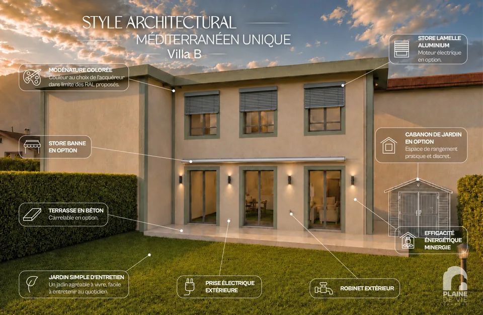 NEUVE - Jolie villa familiale de 4.5 pièces - 111 m2 - lot B
