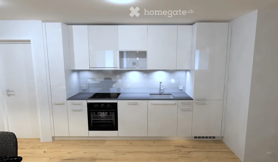 Erstvermietung: Stylische 2.5-Zimmer-Gartenwohnung im HIGH FIVE (Glattbrugg)