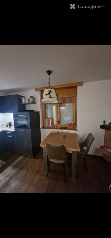 Studio mit Möbeln und Terrasse in Crans-Montana