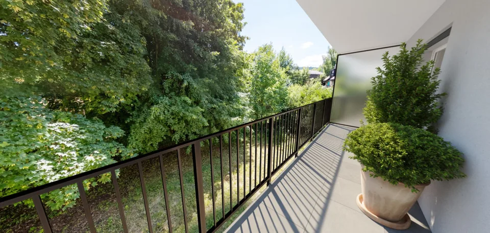 SELTENES 2.5-ZIMMER-WOHNUNG MIT GROßEM BALKON NAHE ALLEN VERKAUFSTELLEN