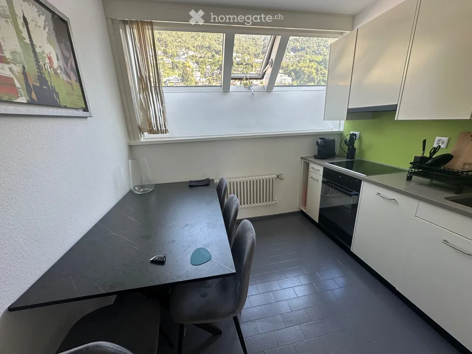 Lake & Mountain View - beautifully renovated 1.5-room attic