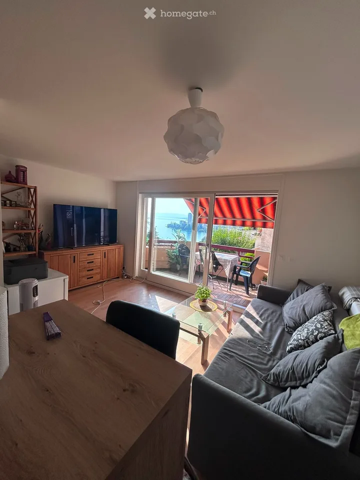 Sehr schönes Appartement mit Seeblick - Ruhig in Territet