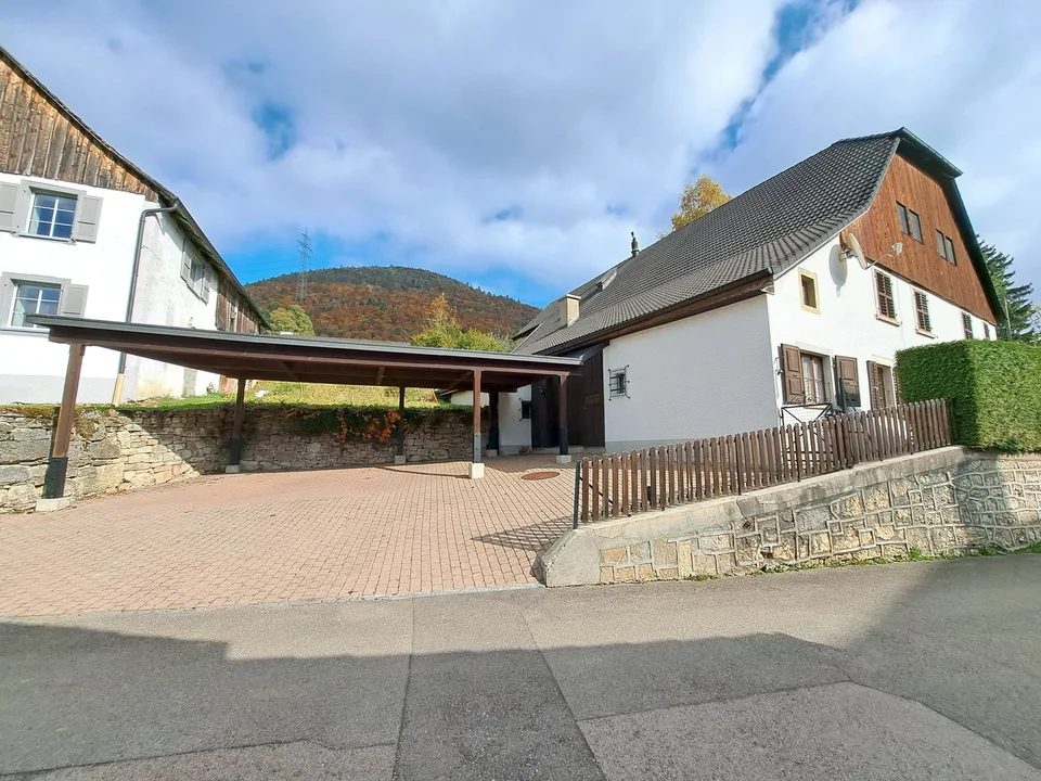 AUSSERGEWÖHNLICHES IMMOBILIEANGEBOT - Großzügiges Dorfhaus mit 2 Wohnungen auf einem großen Grundstück
