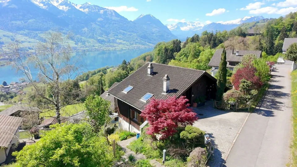 Spektakulär wohnen! Weitsicht vom Brünig bis zum Pilatus