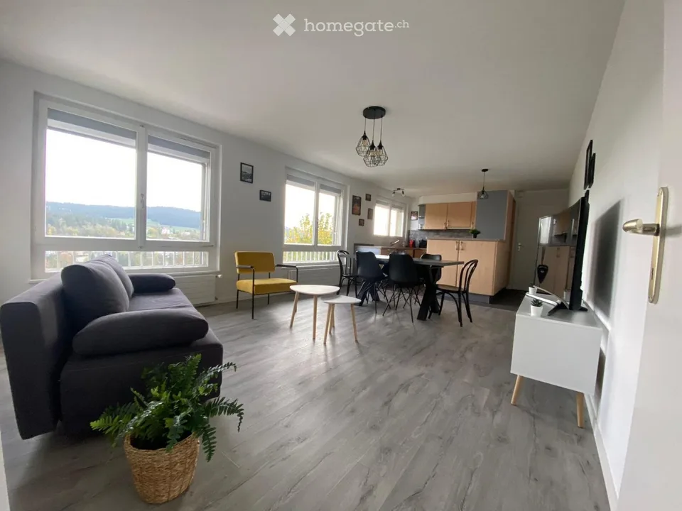 Appartement möbliert und komplett eingerichtet