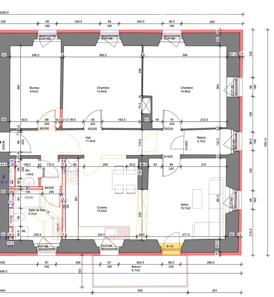 À louer : Appartements neufs de 3 et 4 pièces (L'Orient)