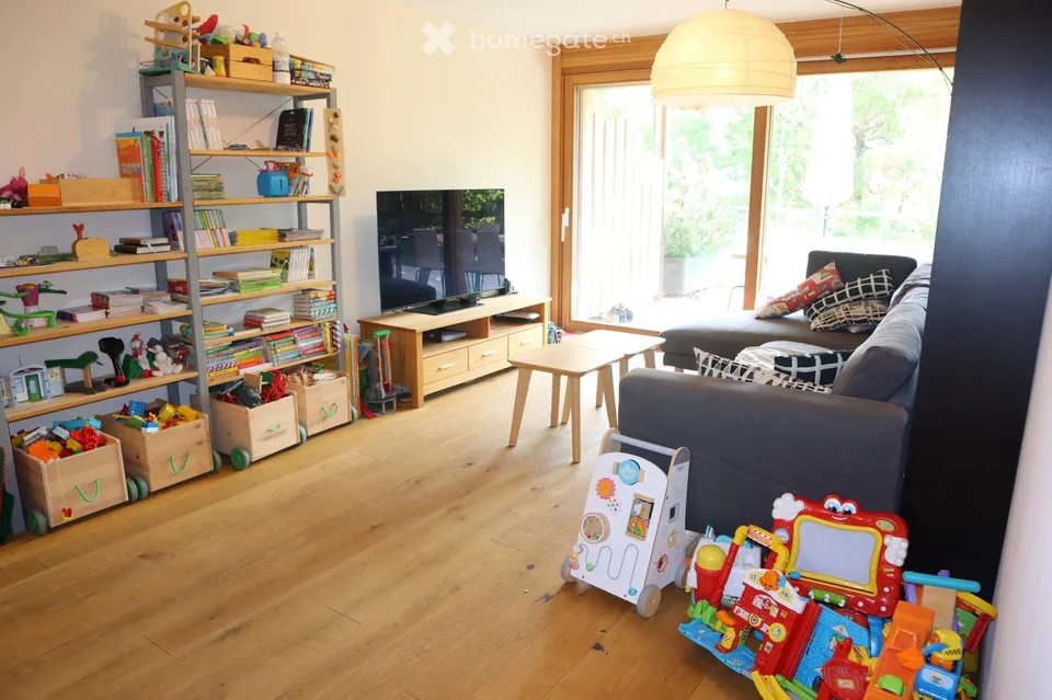 Schönes 4.5-Zimmer-Appartement mit großem privatem Garten in Vercorin