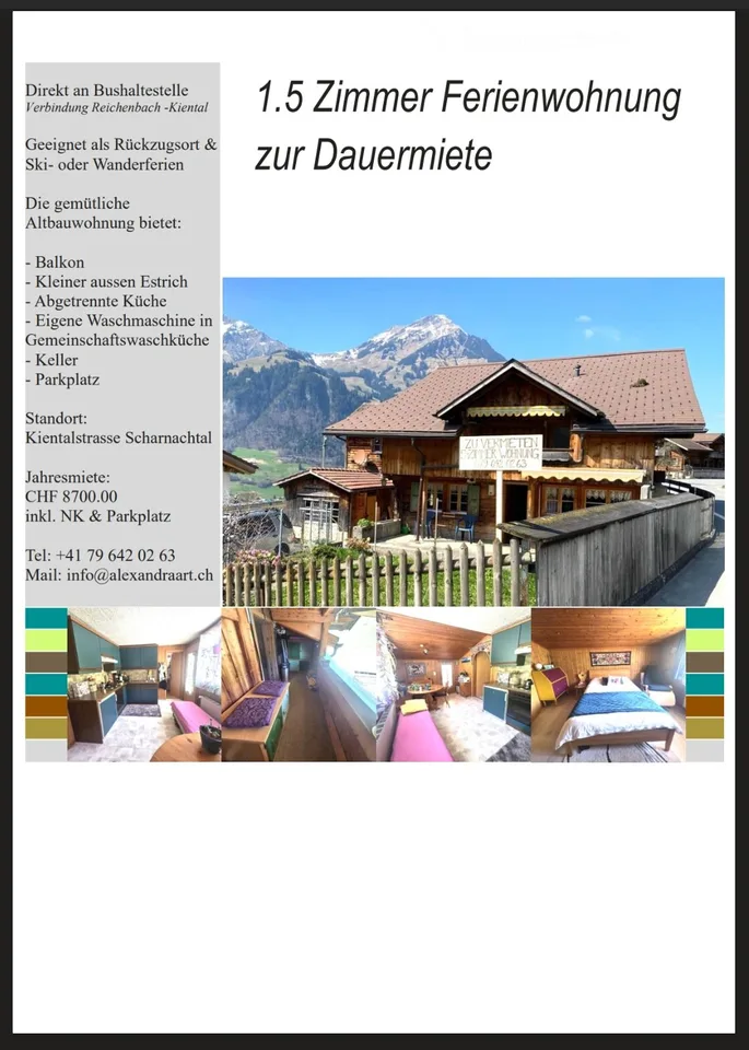 Ferienwohnung zur Dauermiete