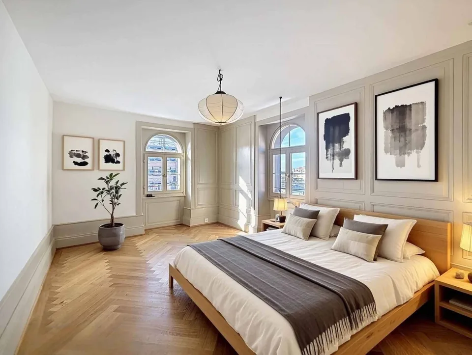 Letztes Stockwerk - Geräumige 3.5 Zimmer 99 m2 + Dachboden in einem renovierten alten Gebäude