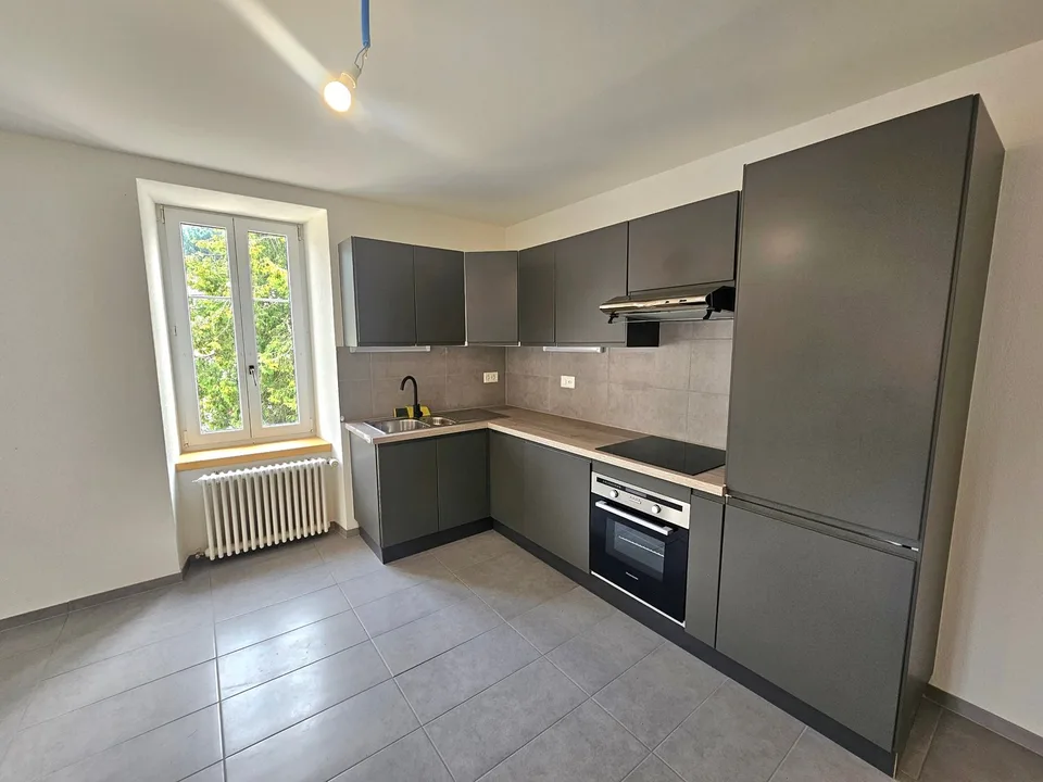 Charming 3.5-room apartment renovated in Vaulion