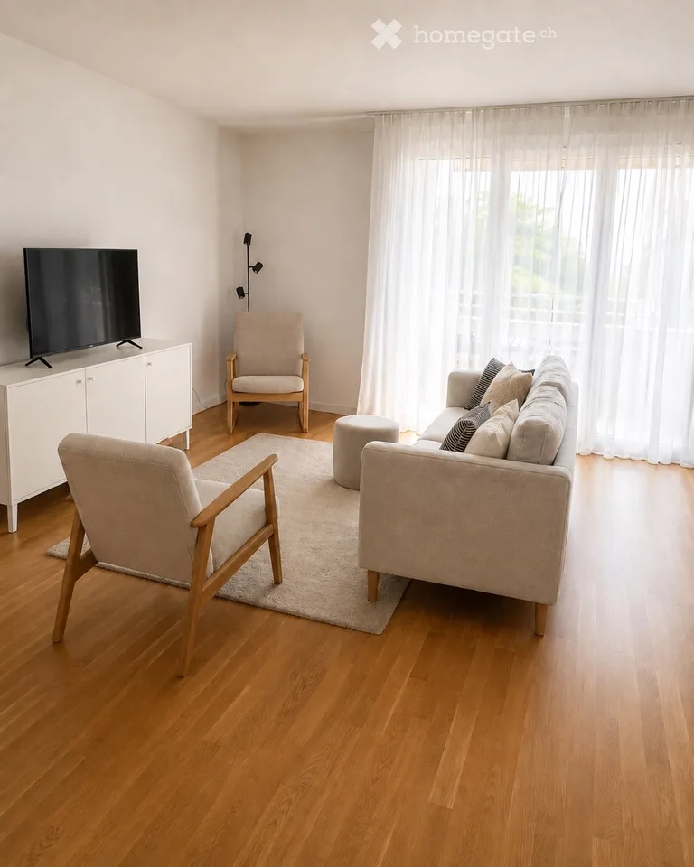 FURNISHED SUBLET 4.5-room apartment in Nyon (VD)