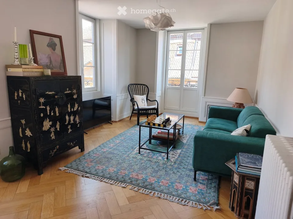 Ripreso in affitto - Delizioso appartamento di 3,5 locali nel centro di Neuchâtel