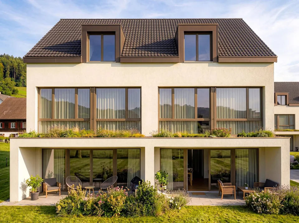 High-quality 6.5-room new semi-detached house C.1 in Oberkulm AG