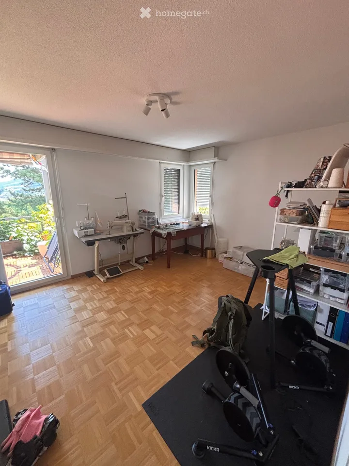Befristet & Möbliert. Helle 3.5-Zimmer-Wohnung mit Balkon und schöner Aussicht in Richterswil