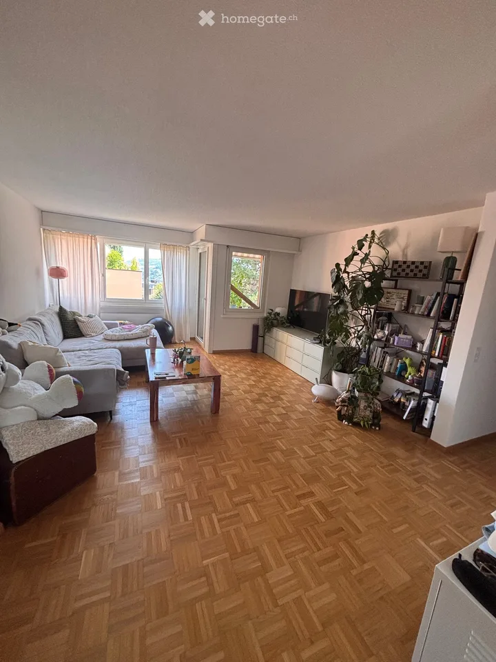 Befristet & Möbliert. Helle 3.5-Zimmer-Wohnung mit Balkon und schöner Aussicht in Richterswil