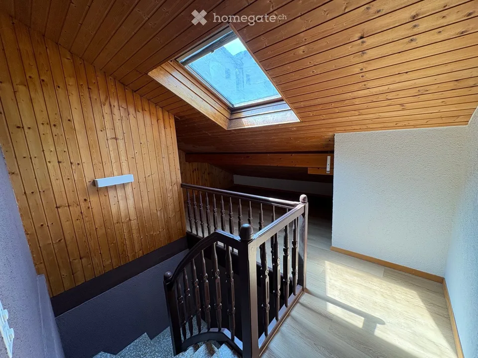 Casa indipendente di 6.5 locali in affitto a Botyre (Ayent) – Vista panoramica sulle montagne