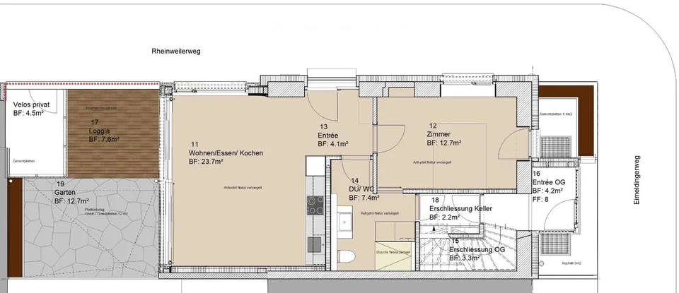 Moderne 2.5 Zimmerwohnung