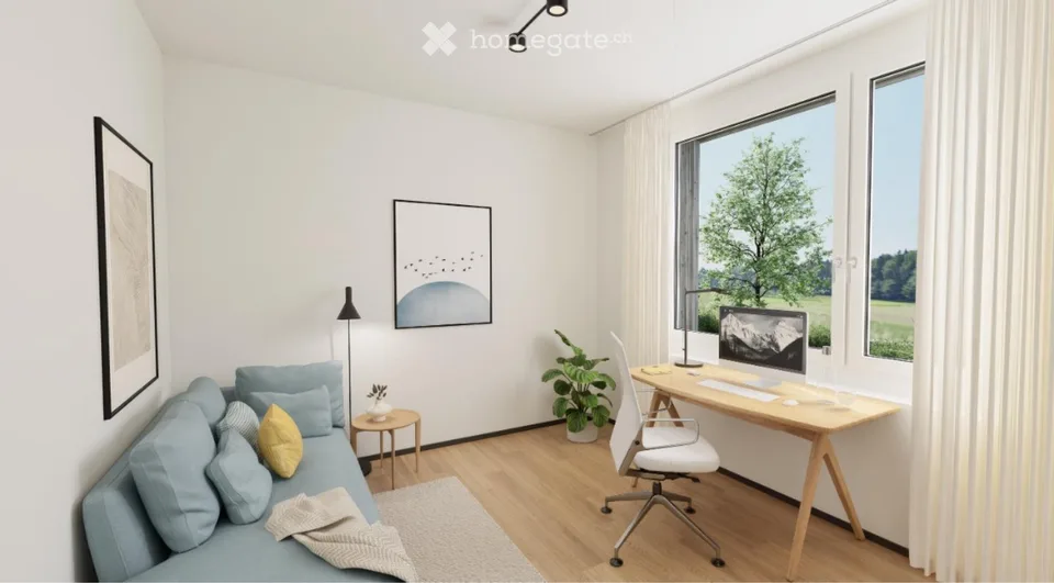 3,5 Wohnung mit Balkon und Loggia