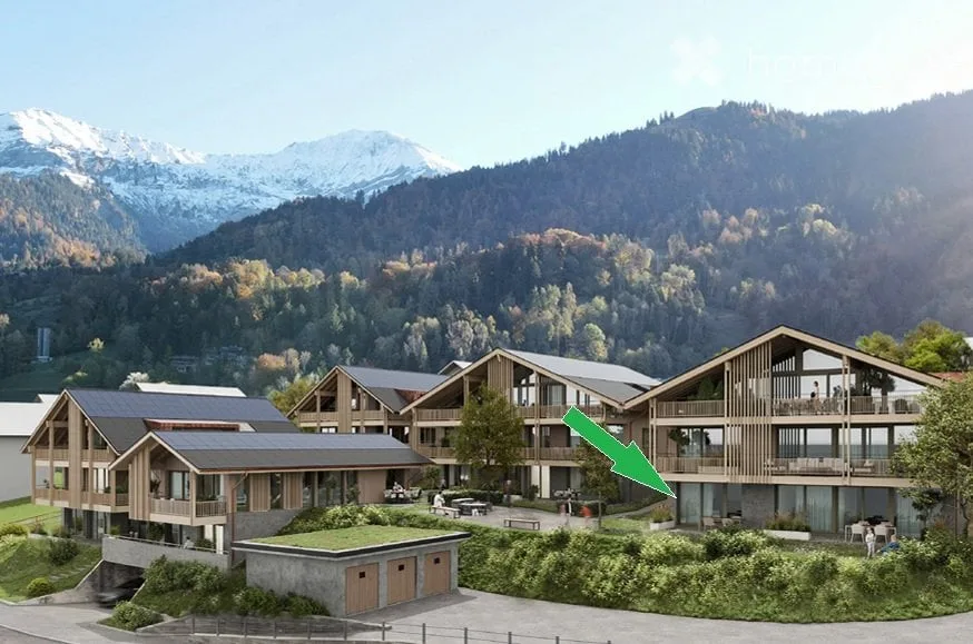 Moderne 2.5-Zimmer-Neubauwohnung mit Seeblick in Leissigen
