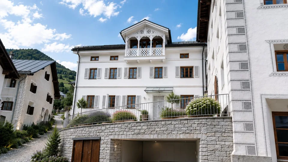 Gioiello storico incontra la modernità: Casa engadine di lusso a Scuol