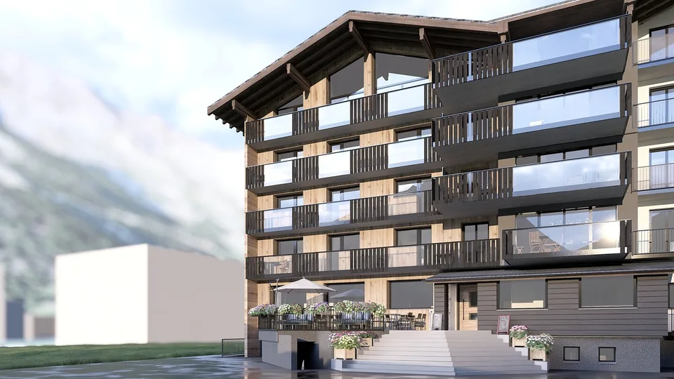 Maisonette 4,5 locali come seconda casa gestita a Saas-Grund – Costruzione nuova 2026 | WHG P1