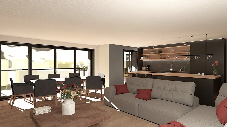 4.5 Zimmerwohnung in Saas-Grund – Neubau 2026 - WHG P9