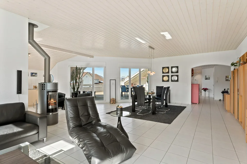 Appartement de toit exclusif 5½ pièces avec ascenseur directement dans l'appartement