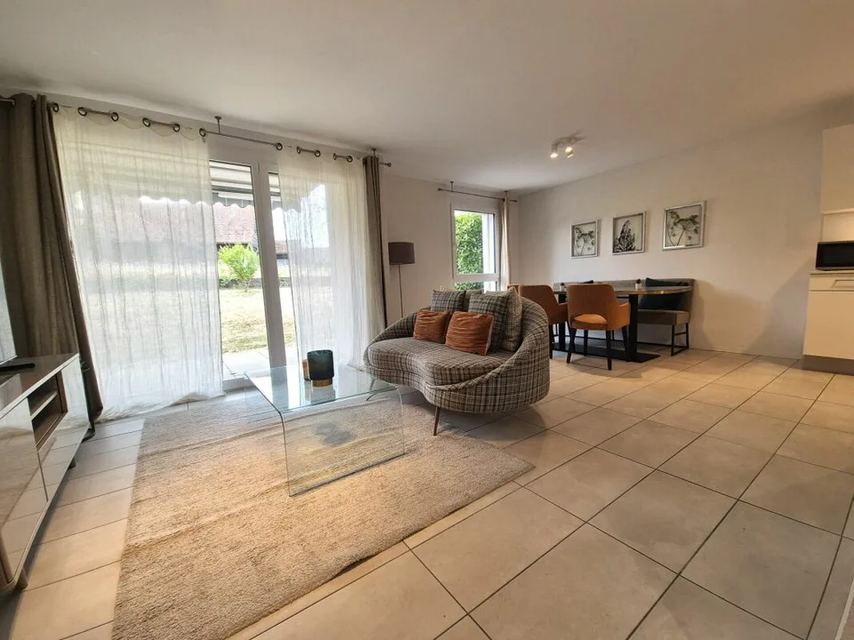 Grandcour - Appartement meublé 2.5 pièces au rez-de-chaussée
