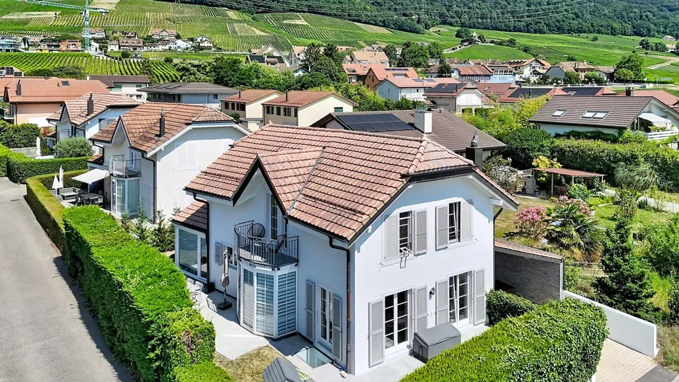 Maison individuelle en bordure de zone agricole