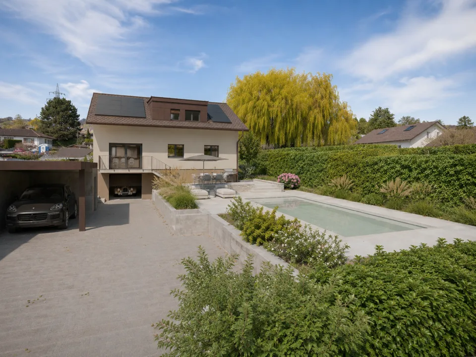 Prächtige Einzelvilla mit Pool in bevorzugter Lage