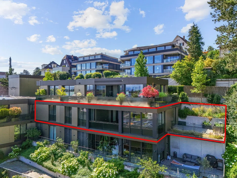 Wohnen mit Blick über Basel
