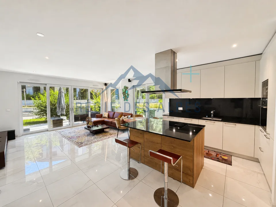 Magnifique appartement 4 pièces meublé en rez-de-jardin ? Résidence de standing