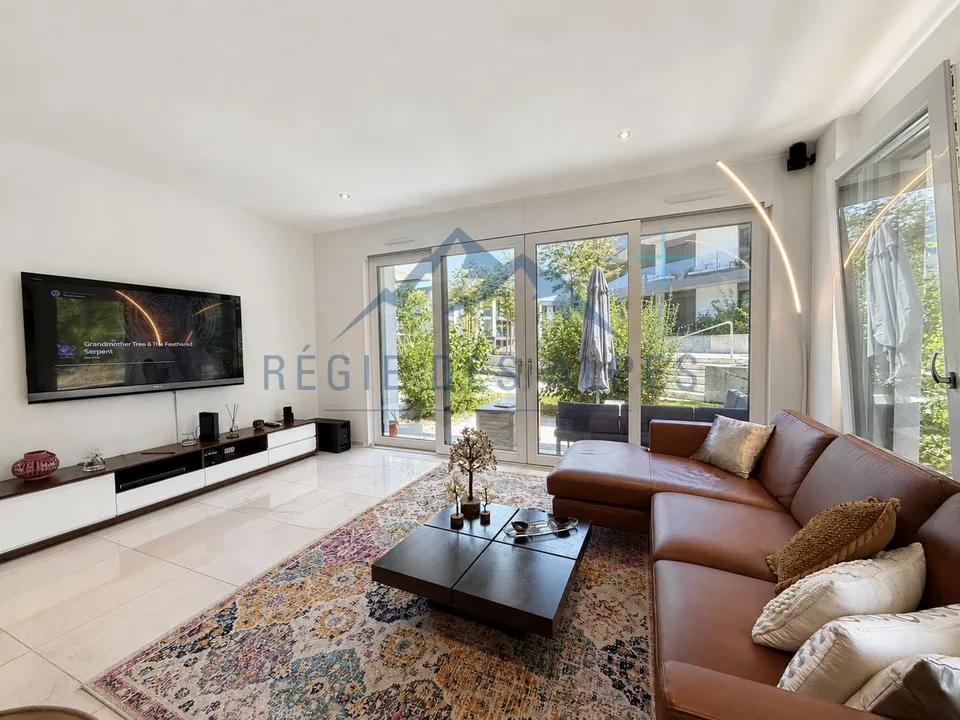 Magnifique appartement 4 pièces meublé en rez-de-jardin ? Résidence de standing