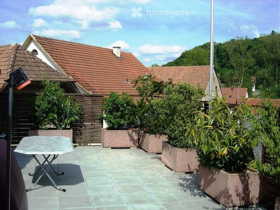 Attikawohnung mit grosser Terrasse