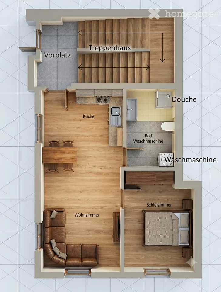 Gemütliche 2-Zimmer-Wohnung in Mollis – ab 1. Oktober verfügbar
