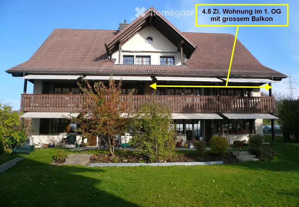 Wohnen in ländlicher Umgebung: im Weiler Müliberg, Gemeinde Aeugst a/A