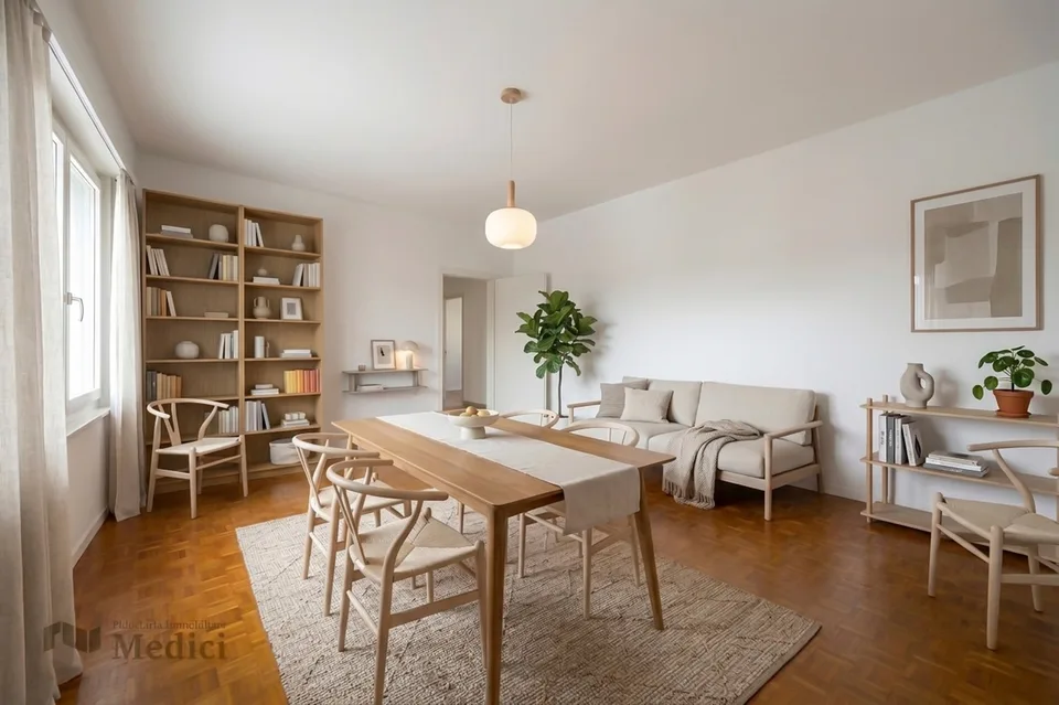 THREE-ROOM APARTMENT COMPLETELY RENOVATED IN MENDRISIO CENTER