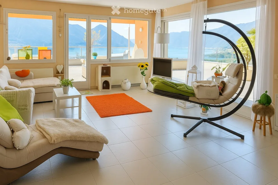 Elegante 2.5 locali 93 m² + terrazza unica 120 m²