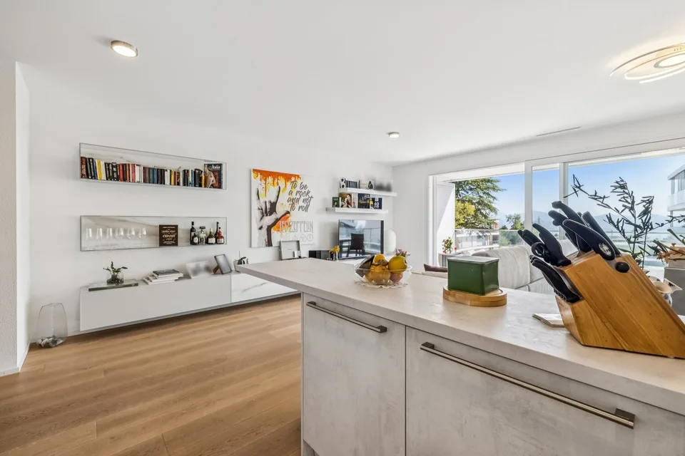 Meraviglioso appartamento minergie con grande terrazza di 42 m² con vista lago