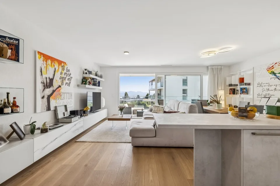 Meraviglioso appartamento minergie con grande terrazza di 42 m² con vista lago